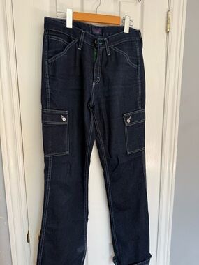Tommy Hilfiger Dark Indigo Jeans with White Stitching
